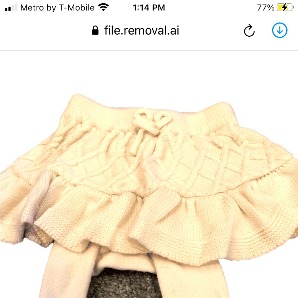 Skirt with pant
